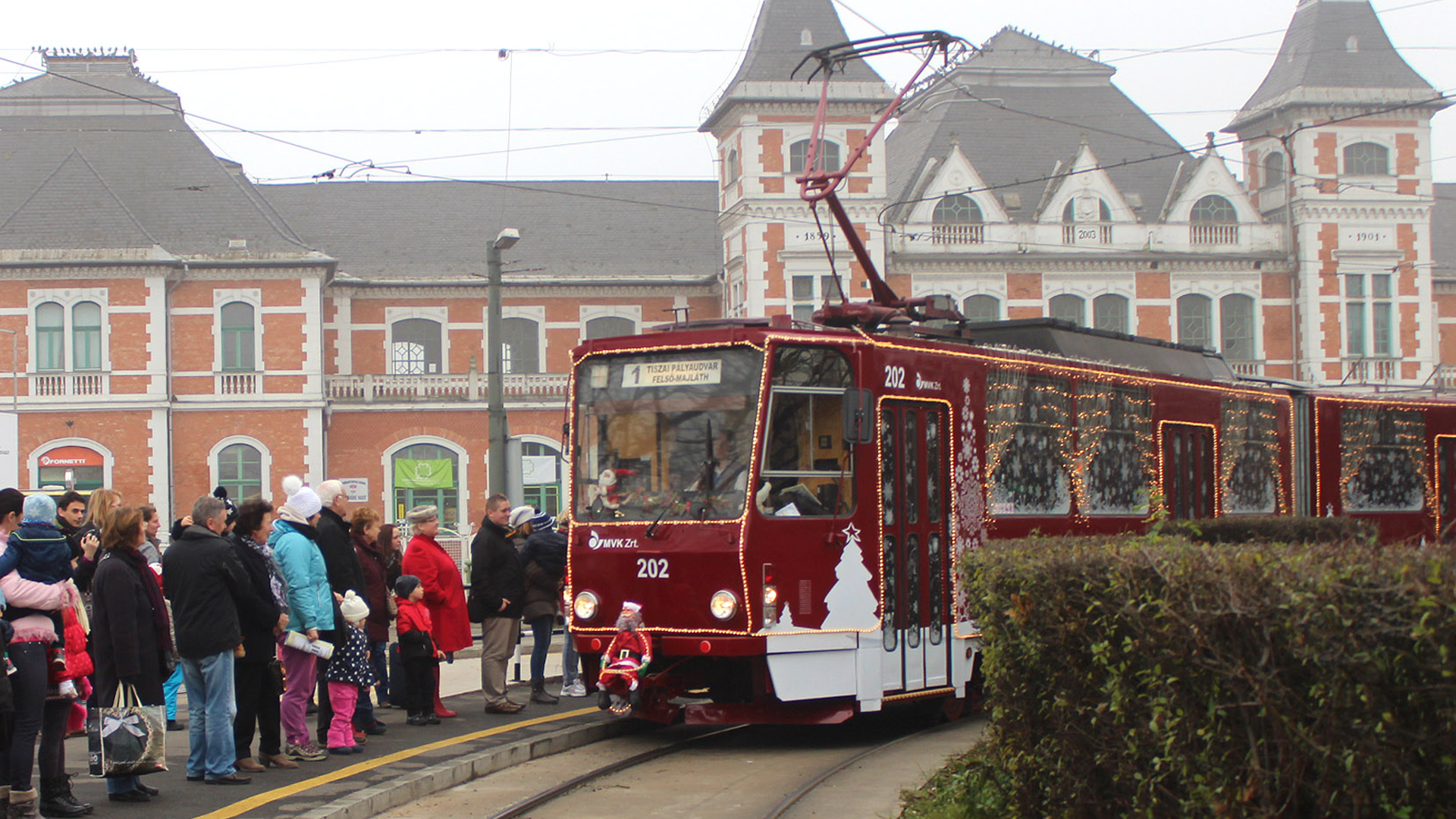 Miskolc’s Advent Tram 2015