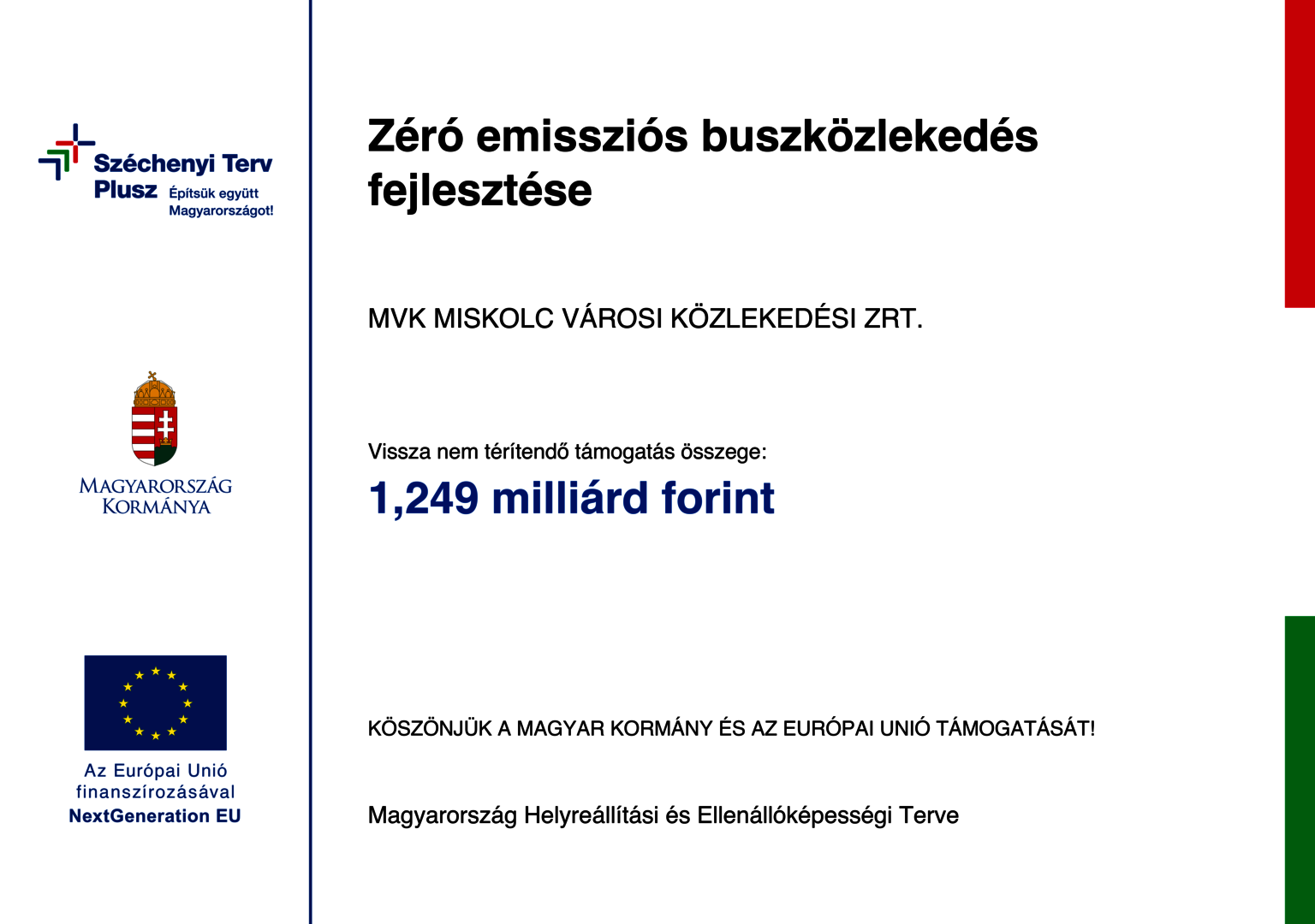 Széchenyi Terv Plusz plakát