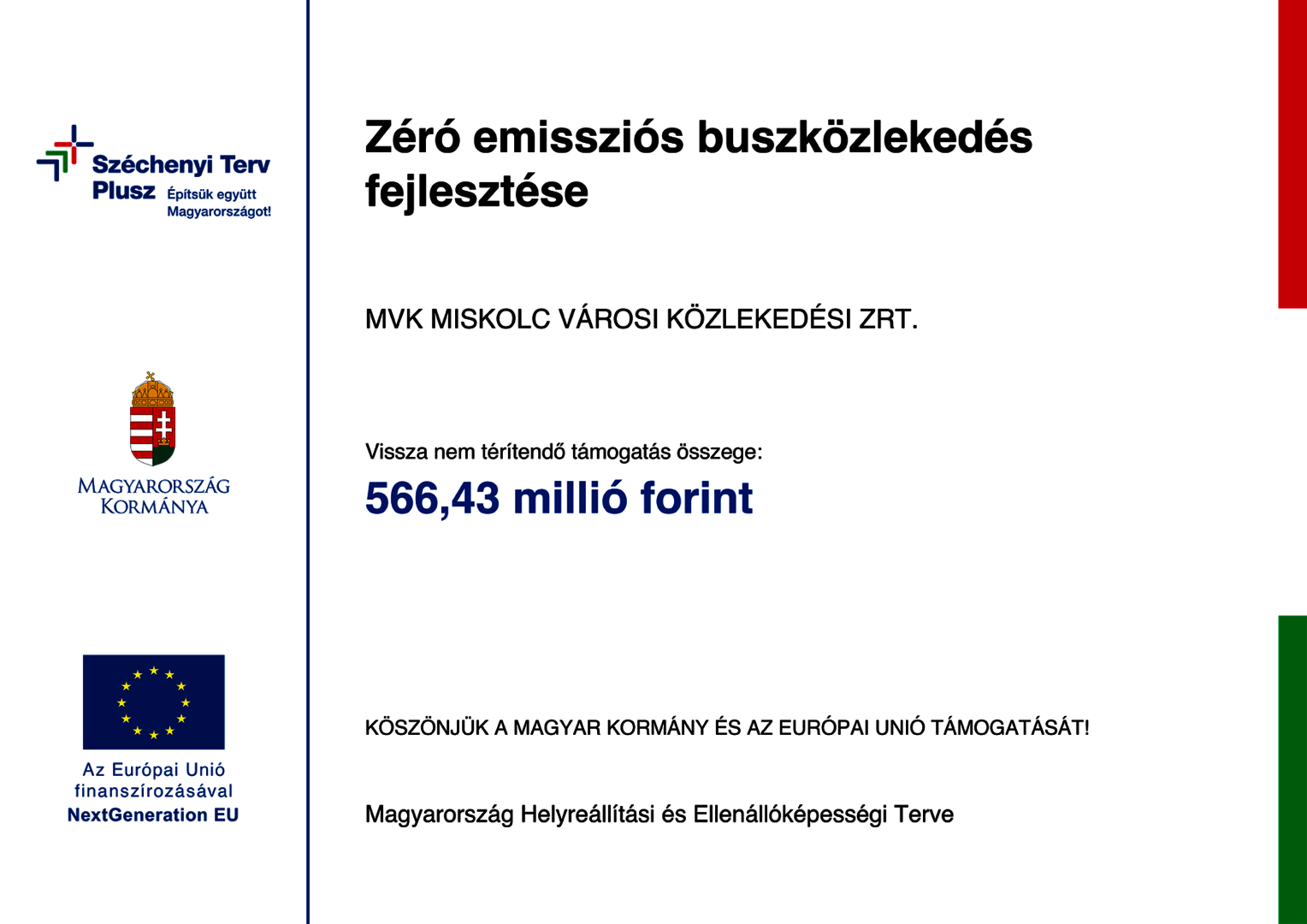Széchenyi Terv Plusz plakát