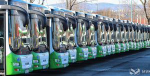 Fotó: Tíz darab elektromos autóbuszt szerez be az MVK