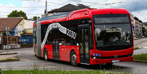 Fotó: Tovább folytatódik a BYD csuklós autóbusz tesztelése Miskolc utcáin
