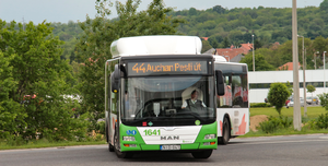 Fotó: Szombaton az Auchan Dél áruházat érintő járatok pár perces késéssel közlekedhetnek