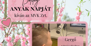 Fotó: Verssel köszönti az édesanyákat és nagymamákat az MVK Zrt. anyák napja alkalmából