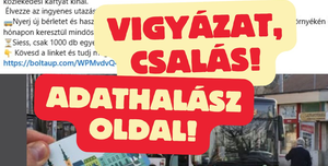 Fotó: Ismét adathalász oldal garázdálkodik az MVK nevében