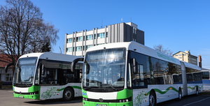 Fotó: Megérkeztek az első BYD elektromos csuklós autóbuszok Miskolcra