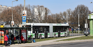 Fotó: Ideiglenes megállóhely-áthelyezés a 4-es autóbuszvonalon