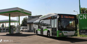 Fotó: Rövid üzemszünet kedden a CNG töltőállomáson