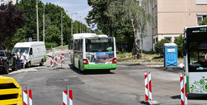 Fotó: Ideiglenesen megszűnik a Leszih Andor utca megállóhely