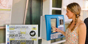 Fotó: Július 1-től az MVK automatákból is elérhetők a vármegyebérletek