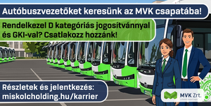Fotó: Legyél Te Miskolc mozgatórugója! – Toborzónapot tart szakképzett autóbuszvezetőknek az MVK Zrt. 