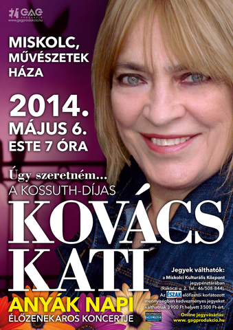 Kovács Kati koncert Miskolcon