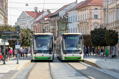 MVK Zrt. Miskolc, Skoda villamosok, digitális megállóhelyi kijelző