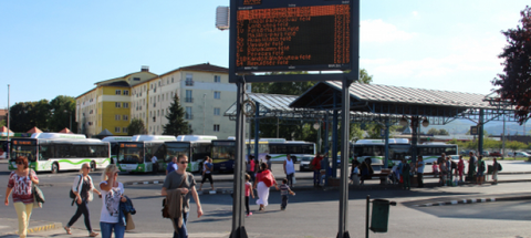 Újgyőri főtér Miskolcon