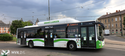 21-es autóbusz Miskolcon