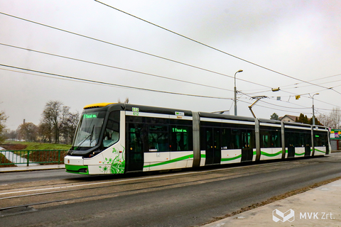 1V villamos Miskolcon télen