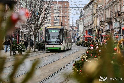 1V jelzésű villamos Miskolcon