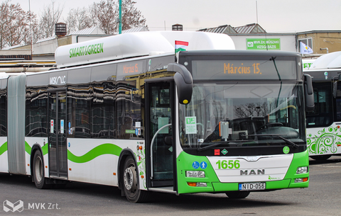 MVK autóbusz Miskolcon