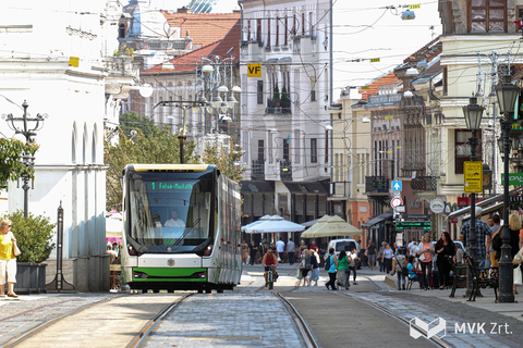 1V villamos Miskolc belvárosban