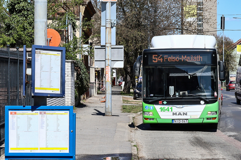 54-es autóbusz Miskolcon