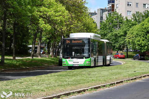 34-es jelzésű MVK autóbusz