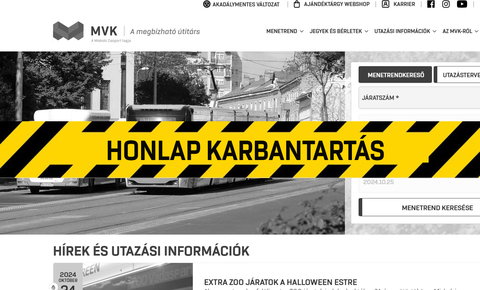 honlap karbantartás