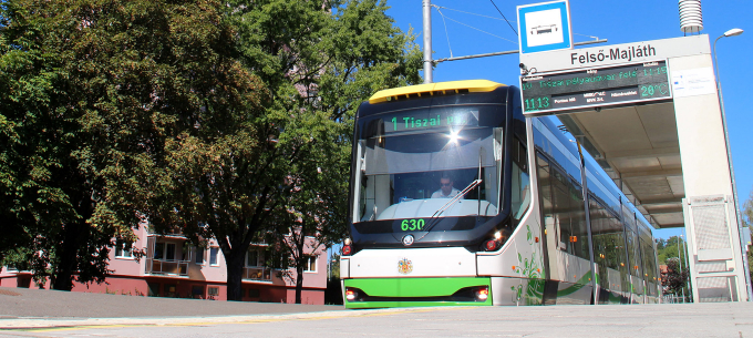 Villamospótló autóbusz közlekedik a Thököly utca és az Újgyőri főtér között