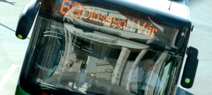 Forgalomlassítás a 9, 21, 21B és 69-es autóbuszok útvonalán