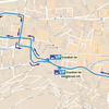 2023 Kocsonyafesztivál -a villamospótló autóbusz útvonala, megállóhelyei a belvárosban