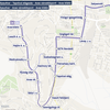 A 30-as és 31-es autóbuszok útvonala  és megállóhelyei 2023. október 14-től