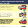 Nosztalgia villamosok menetrendje 2025. július 10-én